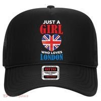Fun Just A Who Loves London England British Flag Gift Hat thumb 0