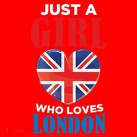 Fun Just A Who Loves London England British Flag Gift Santa Hat thumb 1