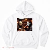 Funny Jason And Michael Halloween Drink Beer Hoodie thumb 0
