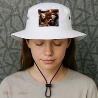 Funny Jason And Michael Halloween Drink Beer Bucket Hat thumb 3