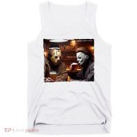 Funny Jason And Michael Halloween Drink Beer Tank Top thumb 0