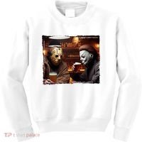 Funny Jason And Michael Halloween Drink Beer Kids Sweatshirt thumb 0