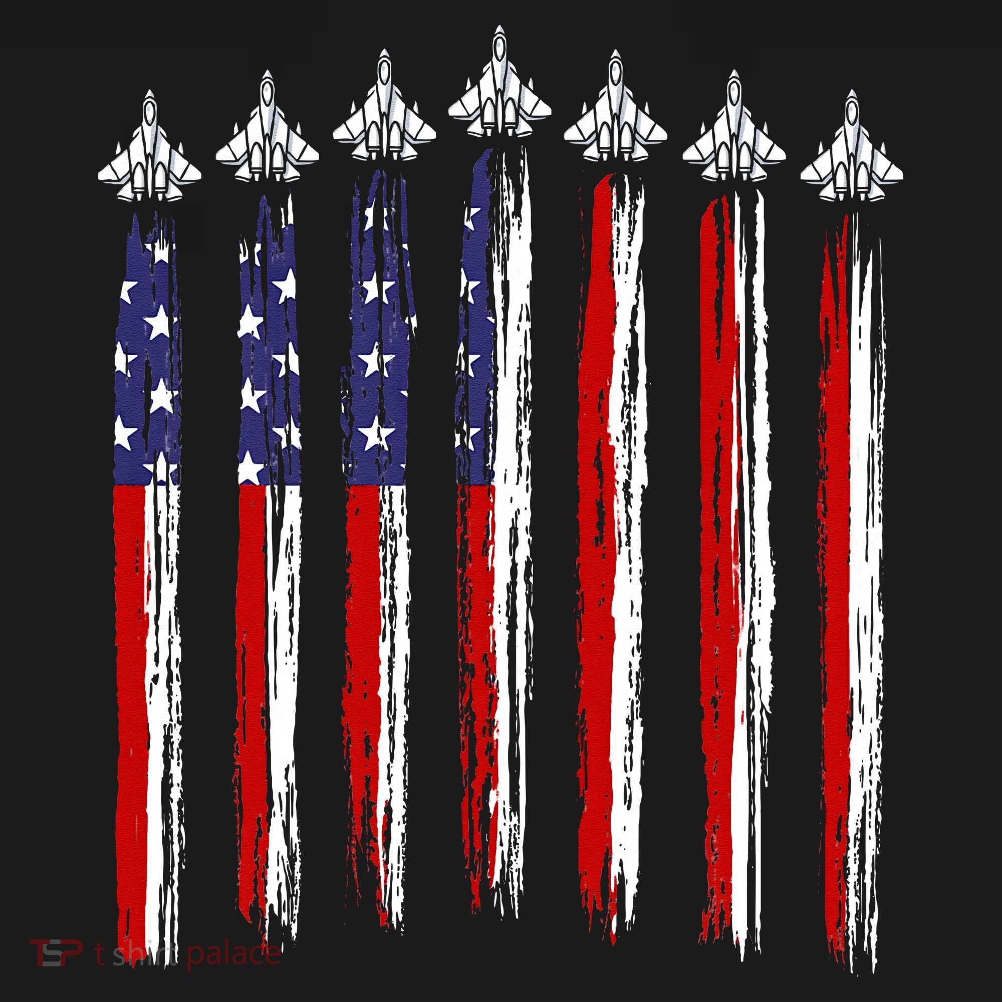 Fighter Jet Airplane USA Flag 4th Of July Patriotic Women's Hoodie