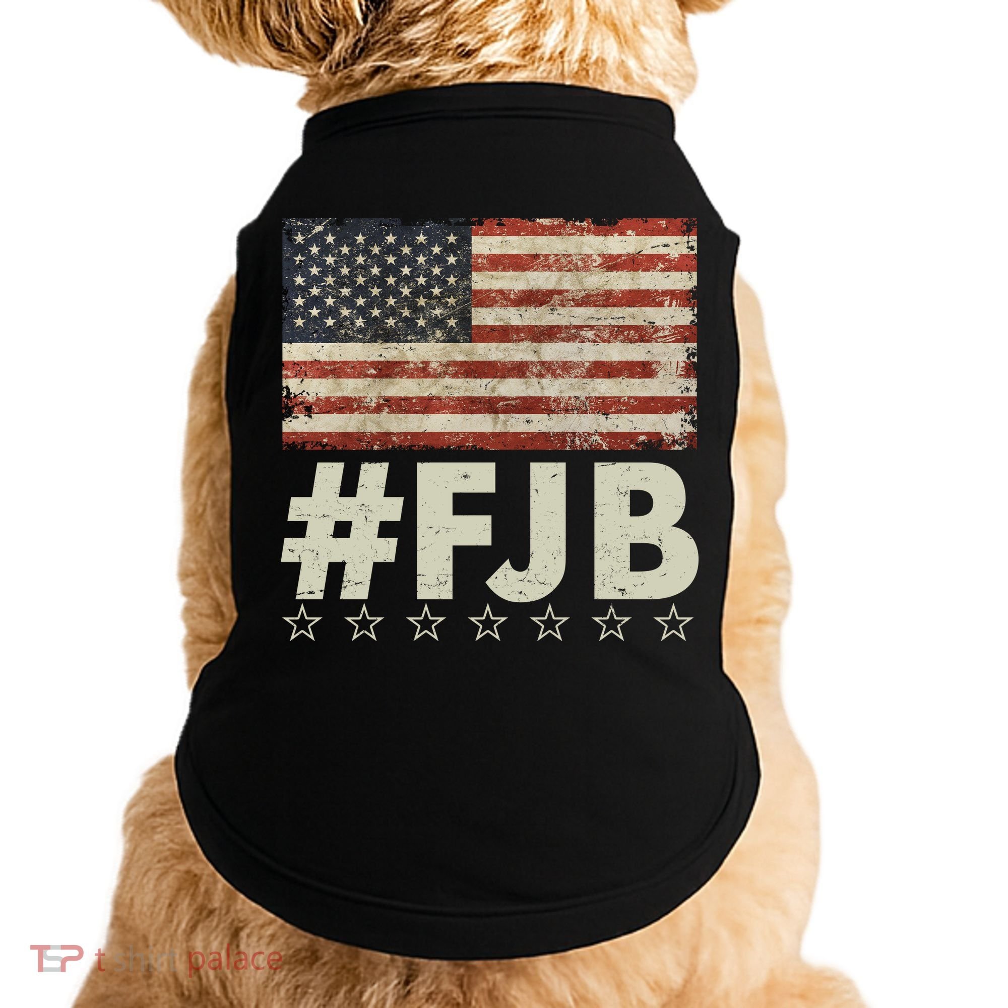 #FJB Distressed F Hoe Biden Doggie Tank