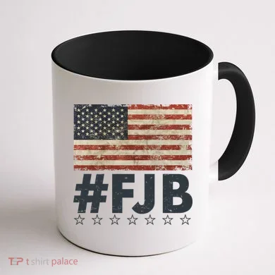 #FJB Distressed F Hoe Biden Coffee Mug back