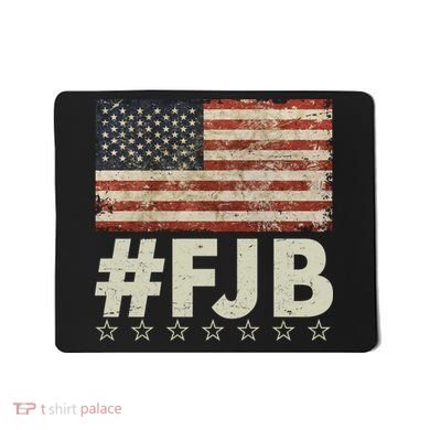 #FJB Distressed F Hoe Biden Mousepad