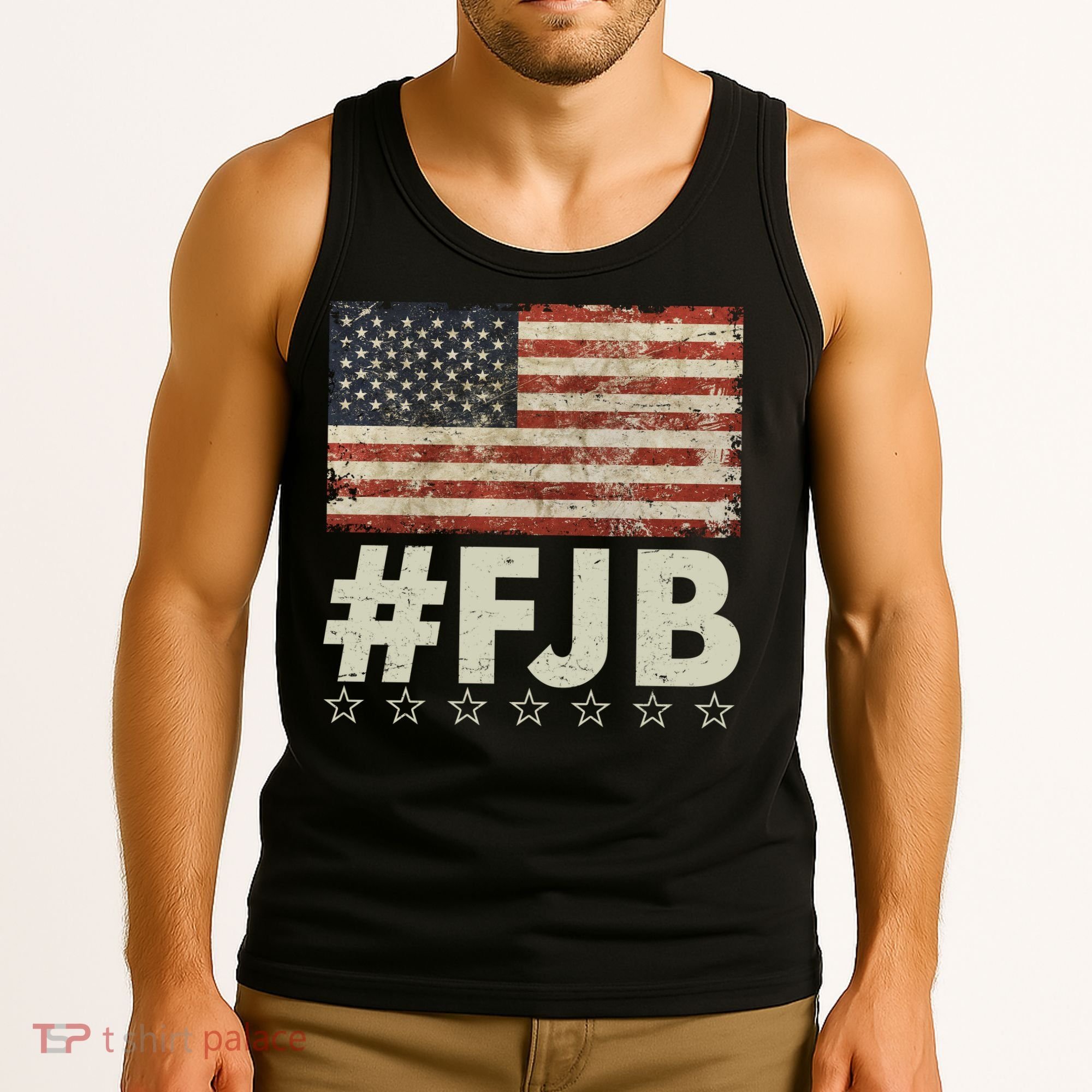 #FJB Distressed F Hoe Biden Tank Top