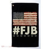 #FJB Distressed F Hoe Biden Golf Towel thumb 0