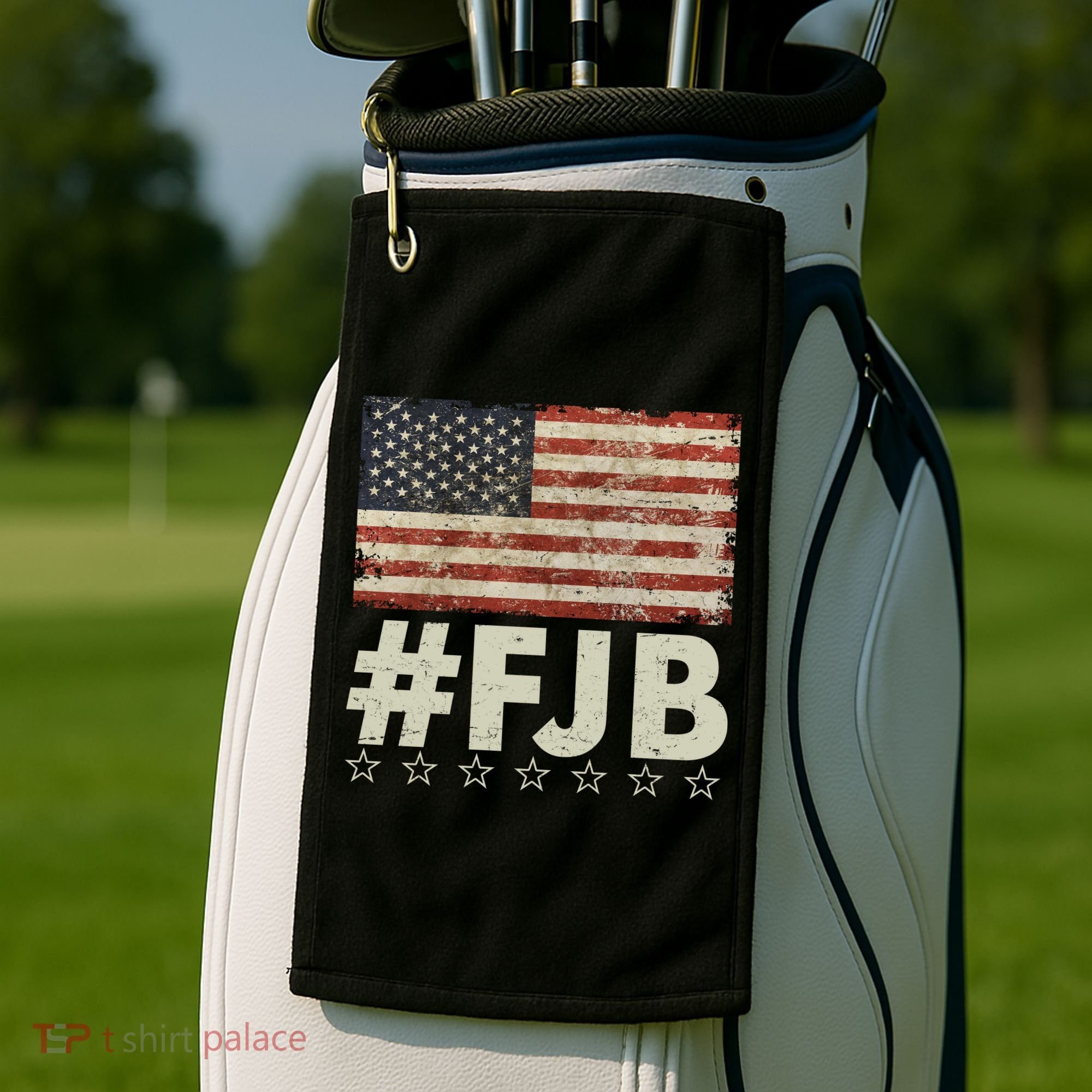 #FJB Distressed F Hoe Biden Golf Towel