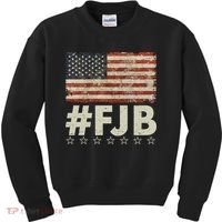 #FJB Distressed F Hoe Biden Kids Sweatshirt thumb 0