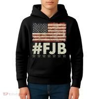 #FJB Distressed F Hoe Biden Kids Hoodie thumb 4