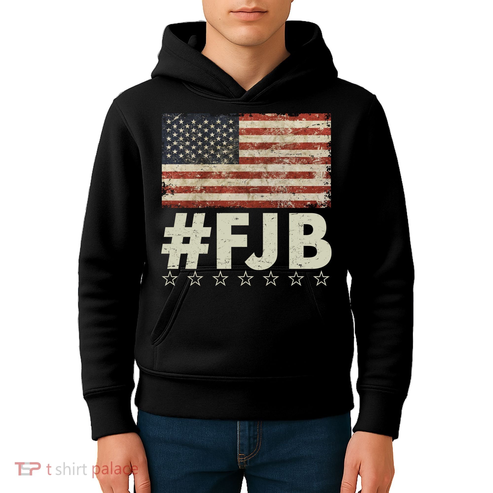 #FJB Distressed F Hoe Biden Kids Hoodie