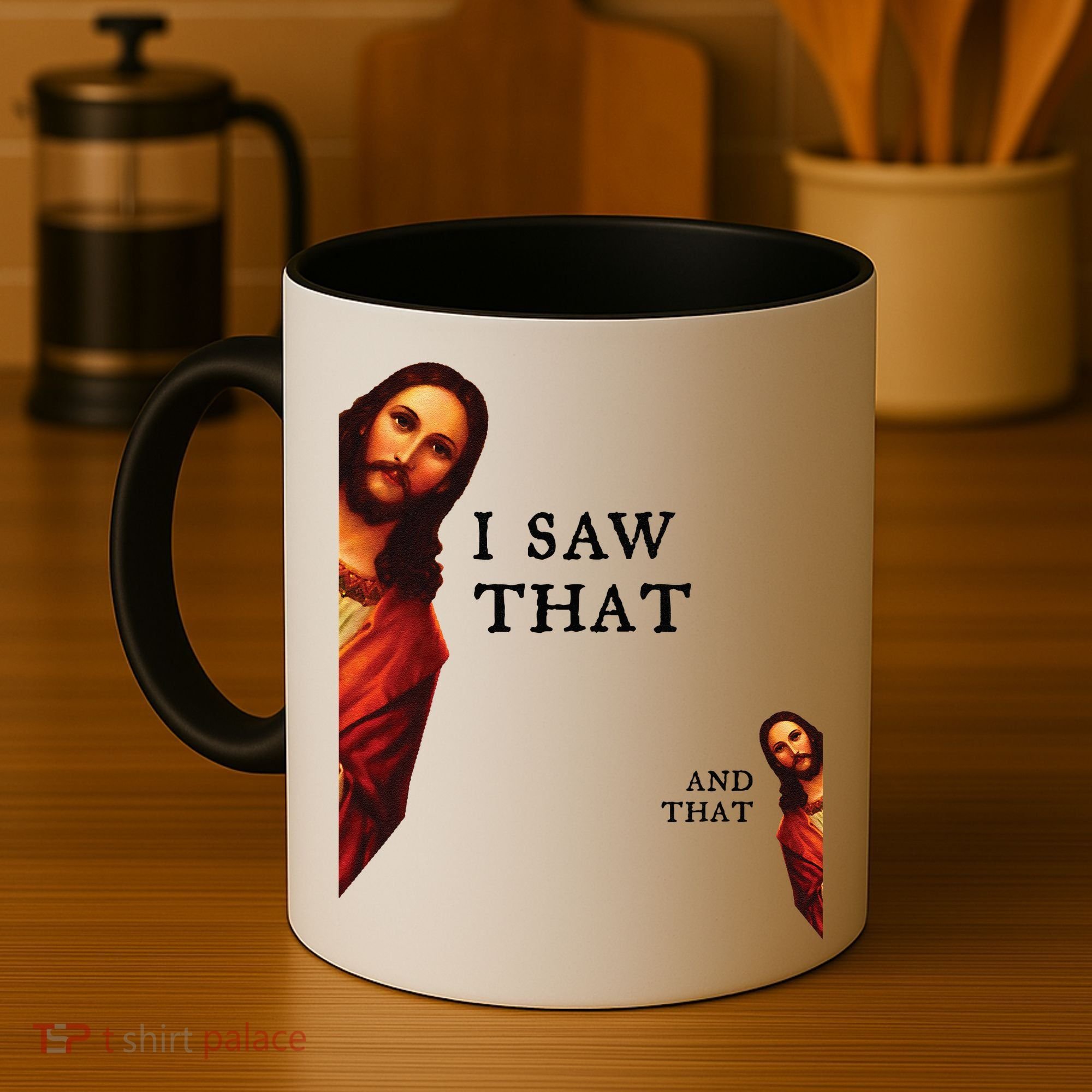 Funny Jesus Bible Best Joke Quote I Saw That And That Coffee Mug
