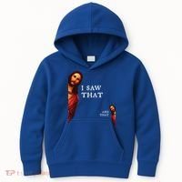 Funny Jesus Bible Best Joke Quote I Saw That And That Kids Hoodie thumb 0