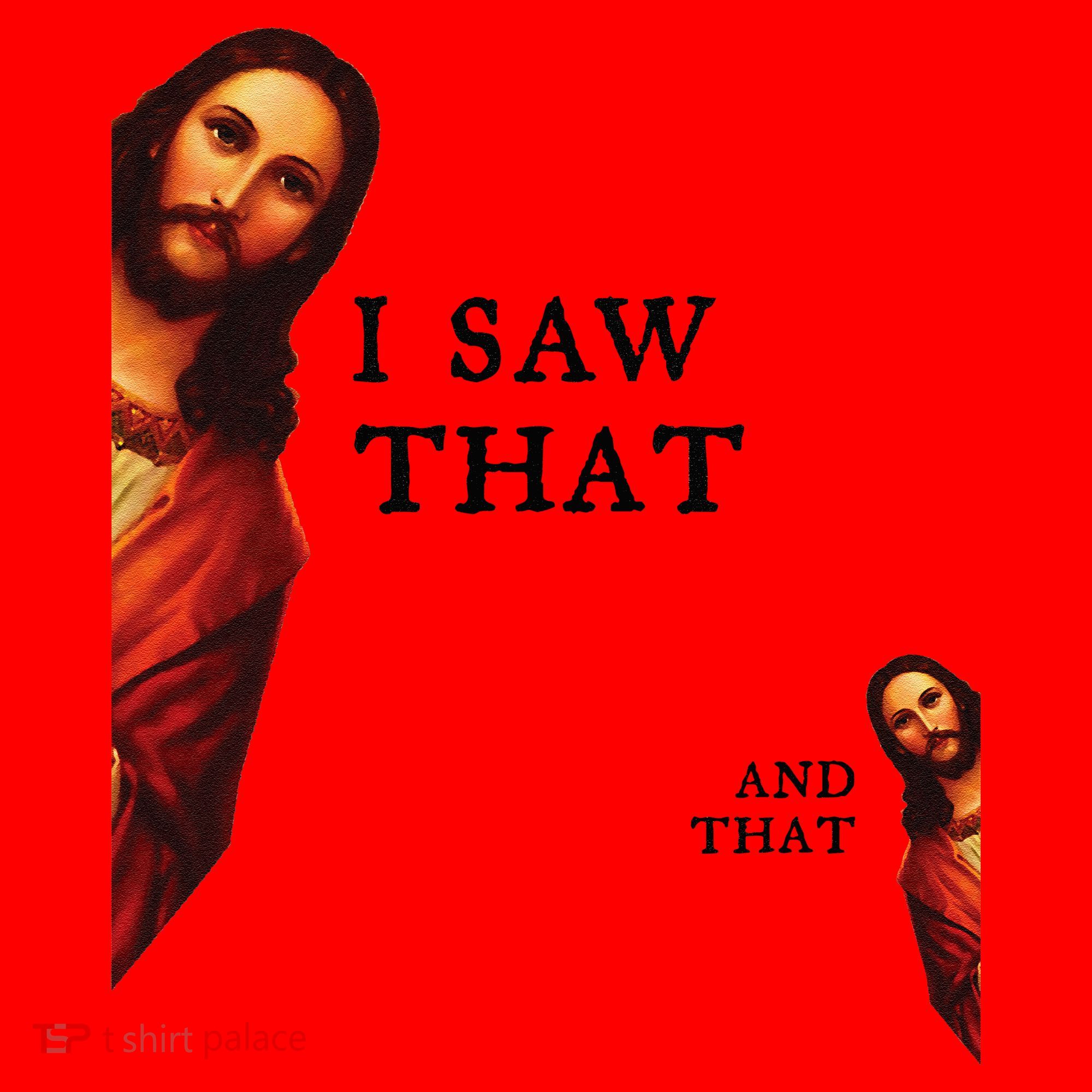 Funny Jesus Bible Best Joke Quote I Saw That And That Santa Hat