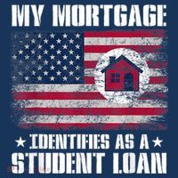 Funny Joe Biden My Mortgage Identifies As A Student Loan Baby Bodysuit thumb 2
