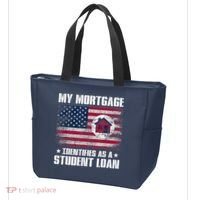 Funny Joe Biden My Mortgage Identifies As A Student Loan Tote Bag thumb 3