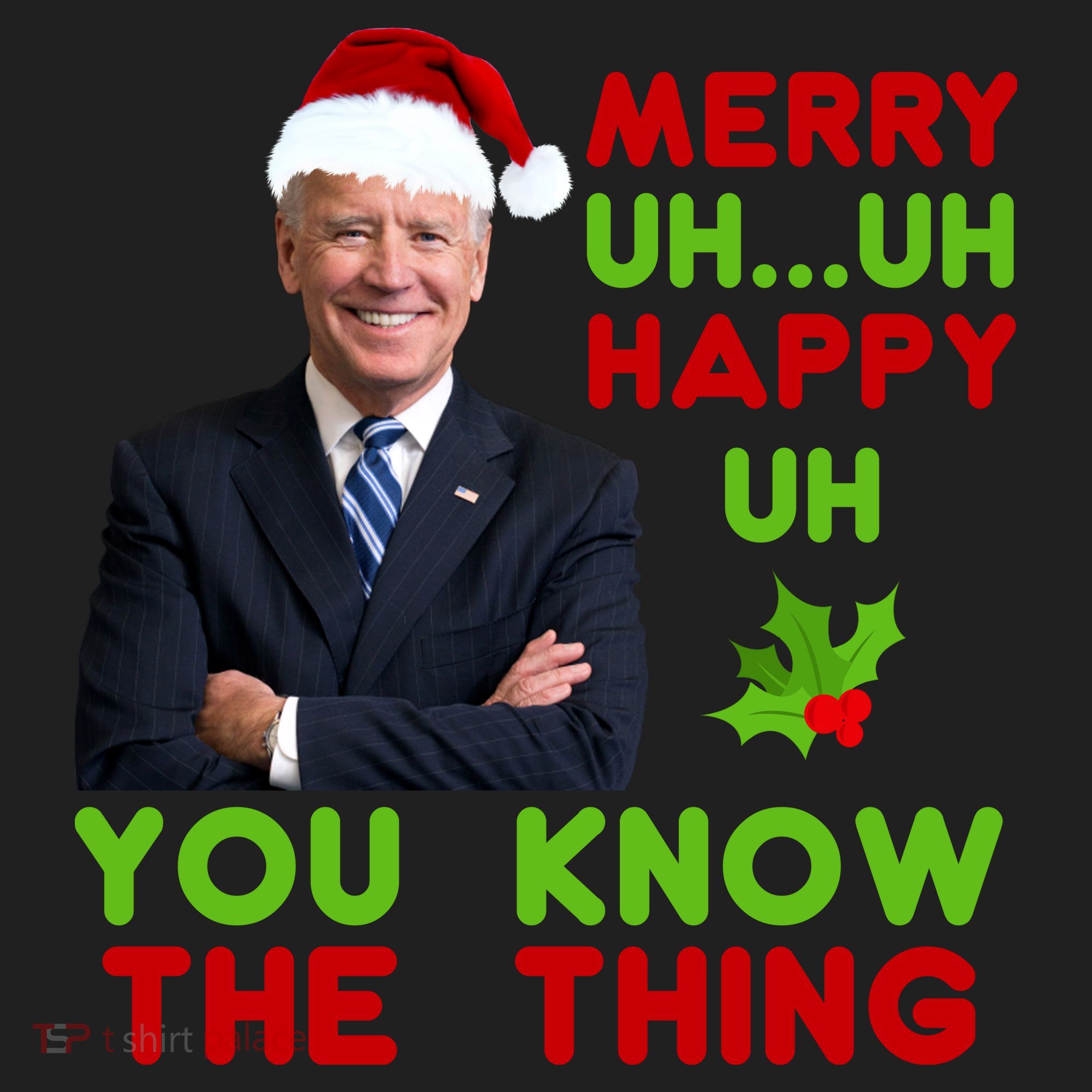 Funny Joe Biden Christmas Women's Sweatshirt