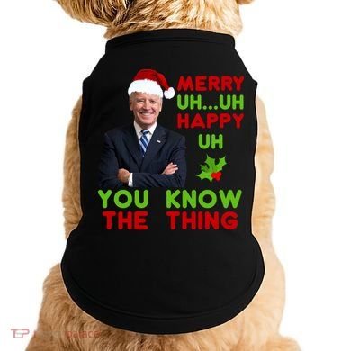 Funny Joe Biden Christmas Doggie Tank