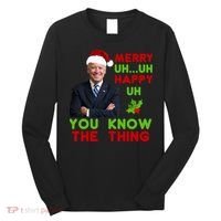 Funny Joe Biden Christmas Long Sleeve Shirt thumb 0