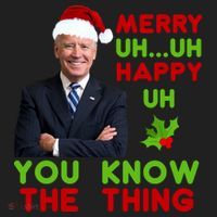 Funny Joe Biden Christmas Beanie thumb 2