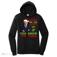Funny Joe Biden Christmas Women's Hoodie thumb 0