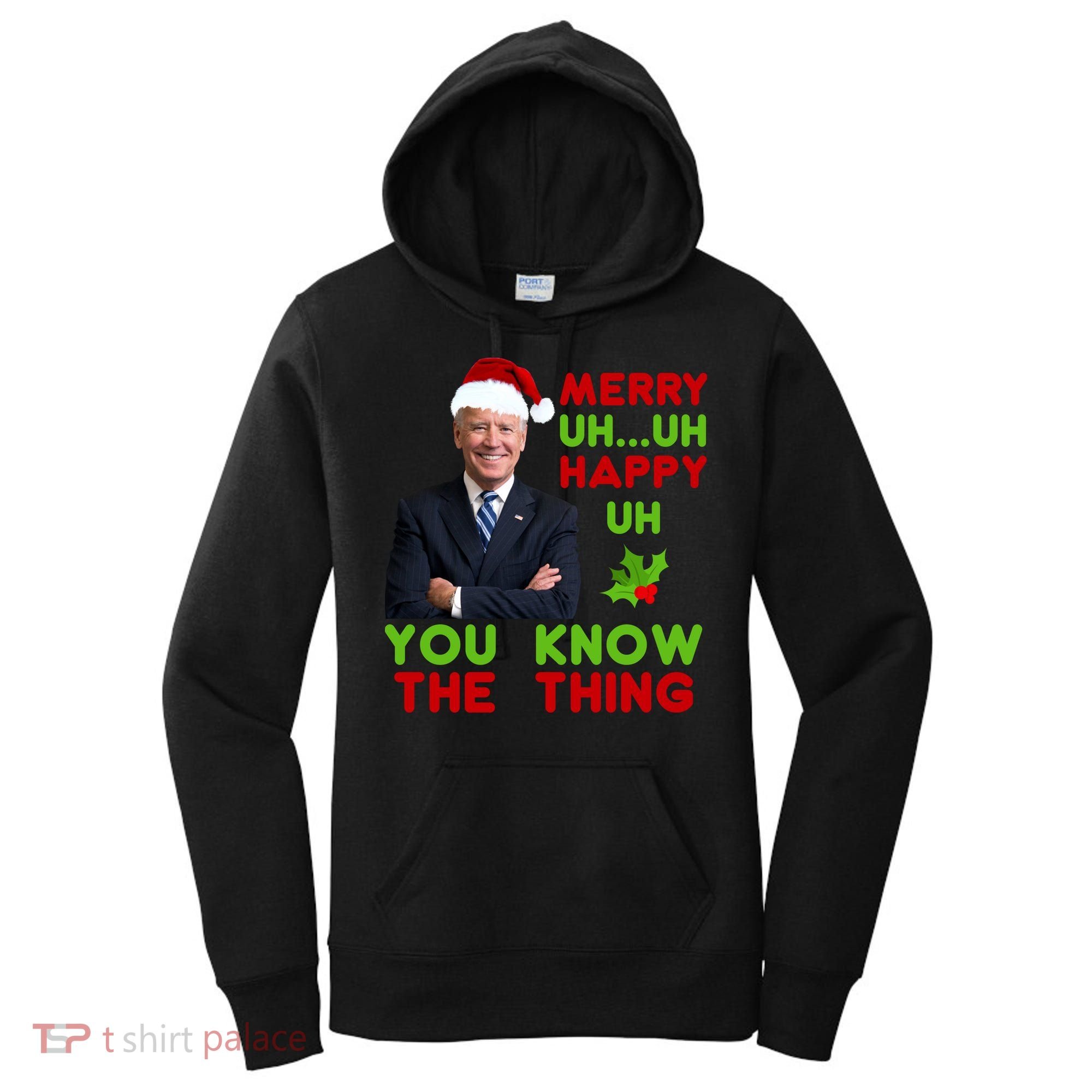 Funny Joe Biden Christmas Women's Hoodie