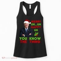 Funny Joe Biden Christmas Women's Tank Top thumb 0