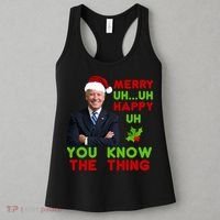 Funny Joe Biden Christmas Women's Tank Top thumb 3