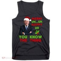 Funny Joe Biden Christmas Tank Top thumb 0
