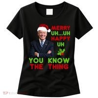 Funny Joe Biden Christmas Women's T-Shirt thumb 0
