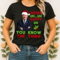 Funny Joe Biden Christmas Women's T-Shirt thumb 2
