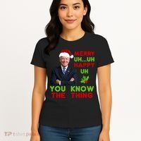 Funny Joe Biden Christmas Women's T-Shirt thumb 4