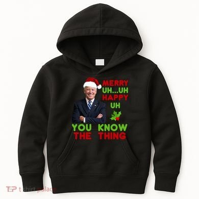 Funny Joe Biden Christmas Kids Hoodie