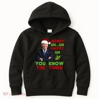 Funny Joe Biden Christmas Kids Hoodie thumb 0