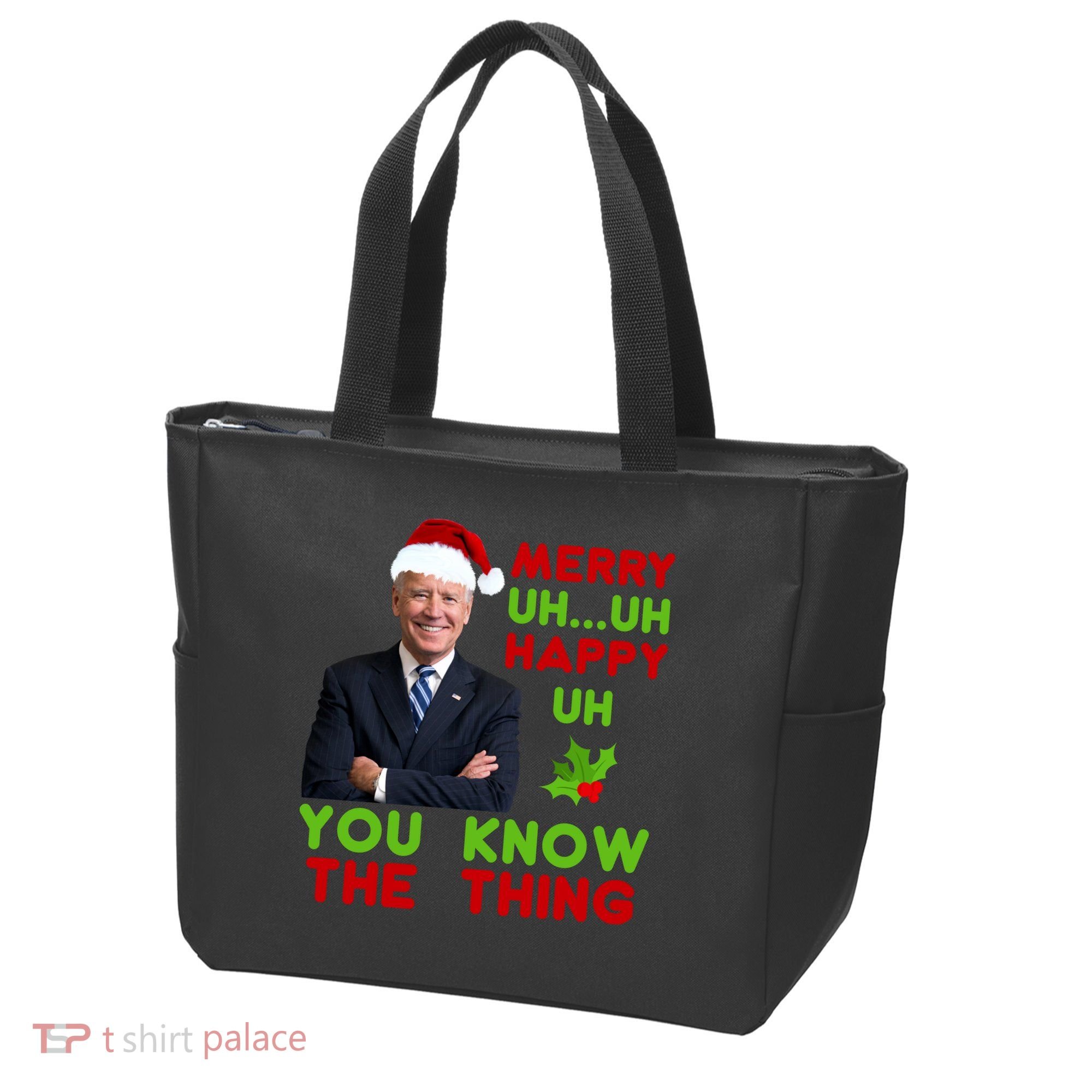 Funny Joe Biden Christmas Tote Bag