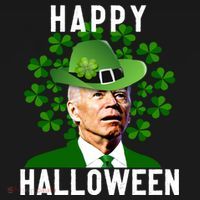 Funny Joe Biden St Patricks Day Confused Halloween Biden Sweatshirt thumb 3