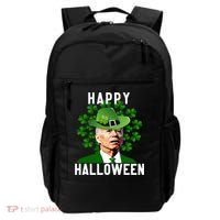 Funny Joe Biden St Patricks Day Confused Halloween Biden Backpack thumb 0