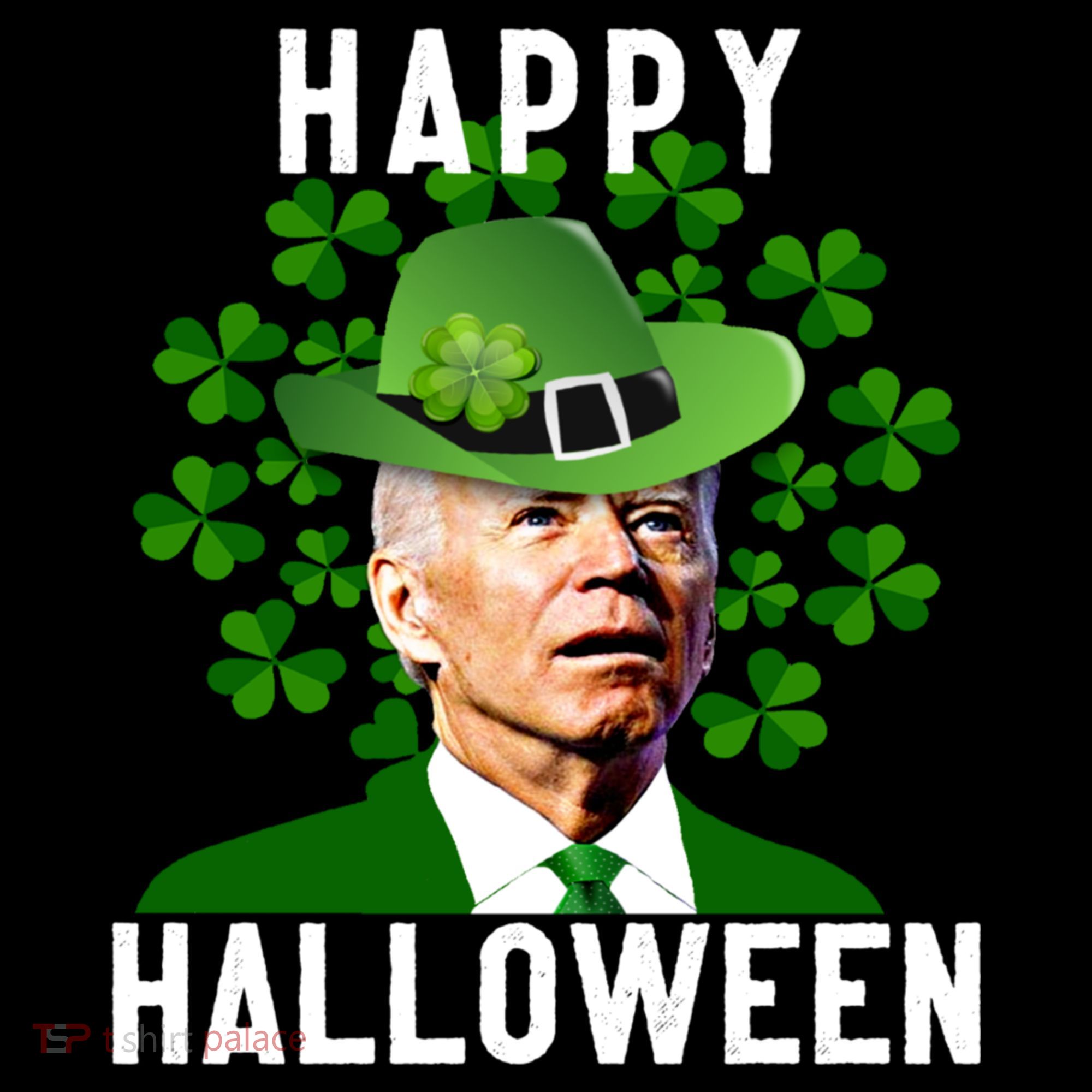 Funny Joe Biden St Patricks Day Confused Halloween Biden Women's Hoodie
