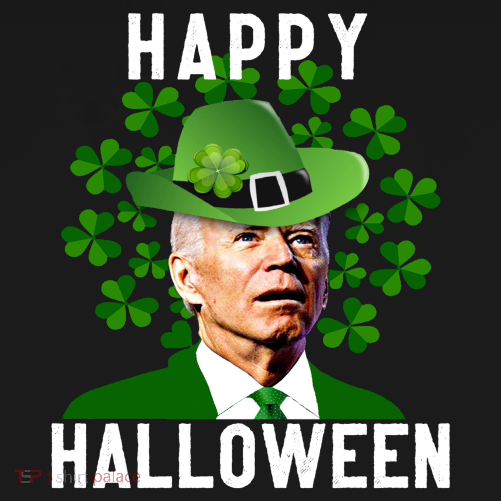 Funny Joe Biden St Patricks Day Confused Halloween Biden Baby Bodysuit