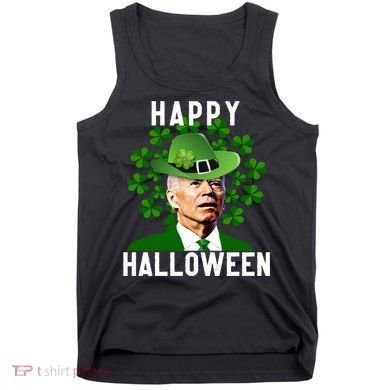 Funny Joe Biden St Patricks Day Confused Halloween Biden Tank Top