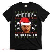 Funny Joe Biden Ugly Christmas Sweater T-Shirt thumb 0
