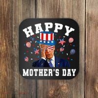 Funny Joe Biden Happy 4th Of July Confused Mother's Day Coaster thumb 0