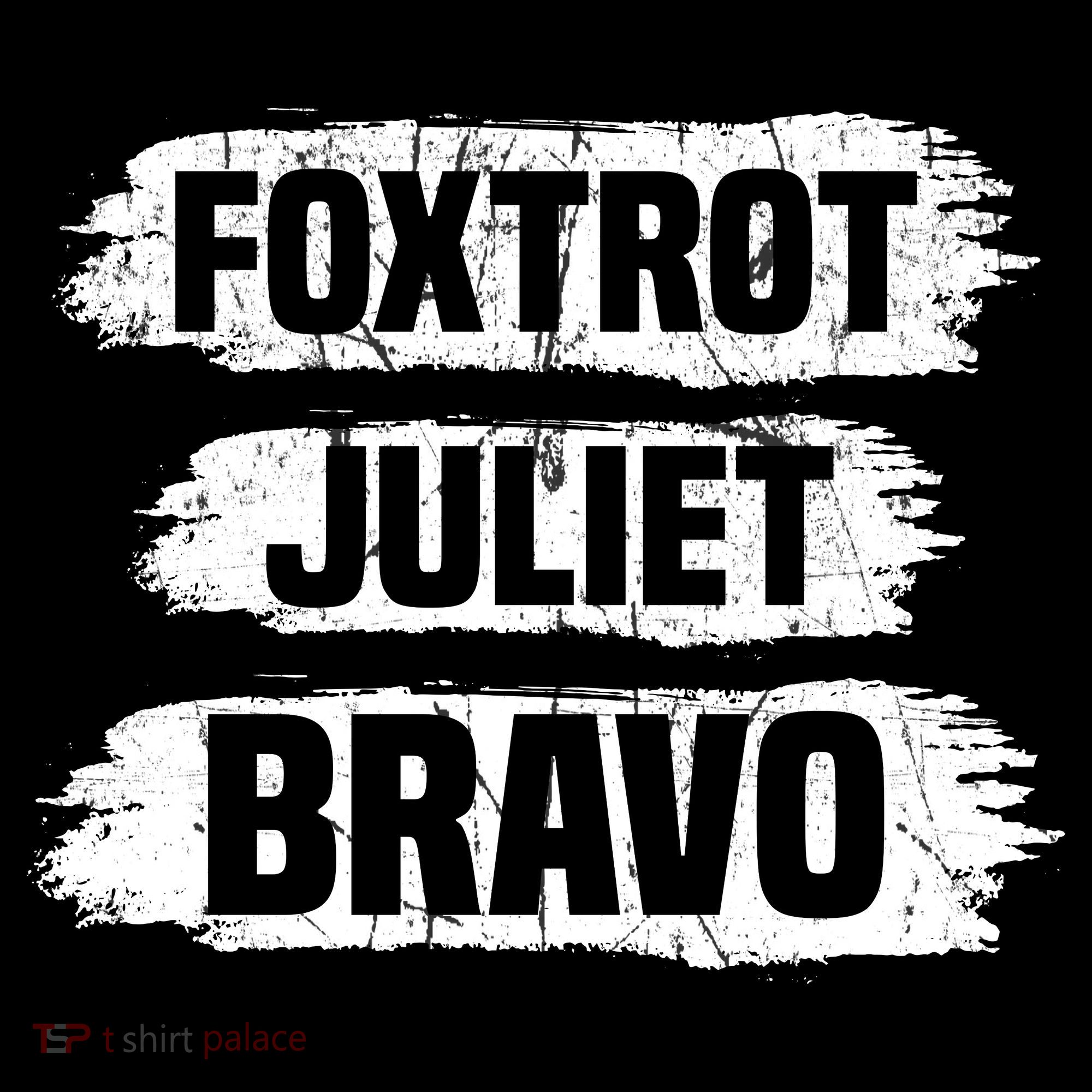 Foxtrot Juliet Bravo FJB Baby Bodysuit