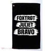 Foxtrot Juliet Bravo FJB Golf Towel thumb 0