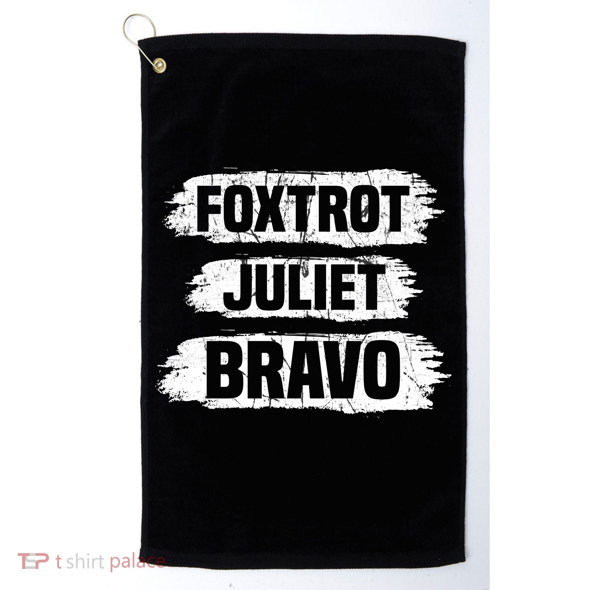 Foxtrot Juliet Bravo FJB Golf Towel