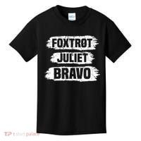 Foxtrot Juliet Bravo FJB Kids T-Shirt thumb 0