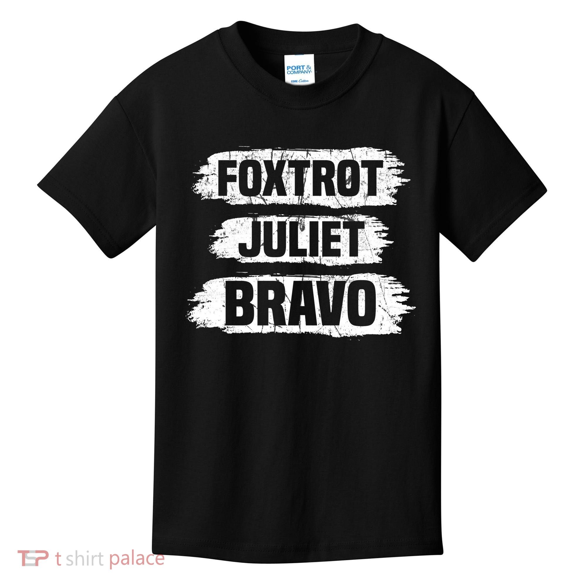 Foxtrot Juliet Bravo FJB Kids T-Shirt