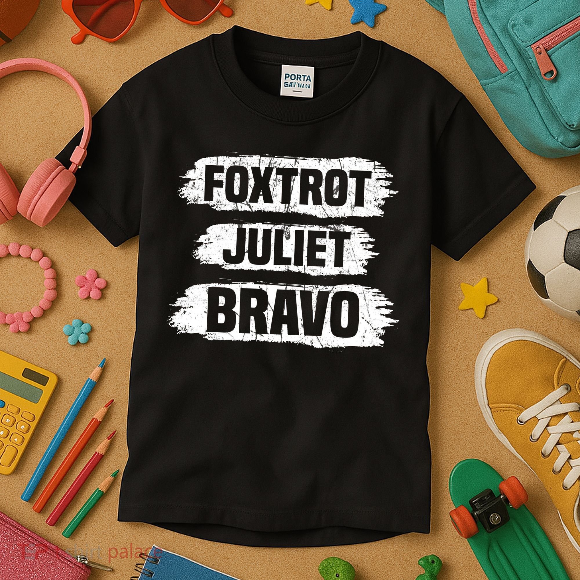 Foxtrot Juliet Bravo FJB Kids T-Shirt