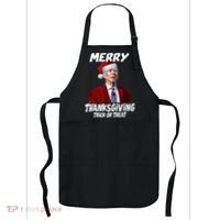 Funny Joe Biden Merry Thanksgiving Trick Or Treat Apron thumb 0